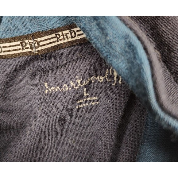 Smartwool Womens Large Merino Wool Baselayer Pullover Half Zip Blue (Read Desc) - Picture 4 of 9